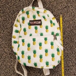 Jansport Trans mini backpack Pineapple White